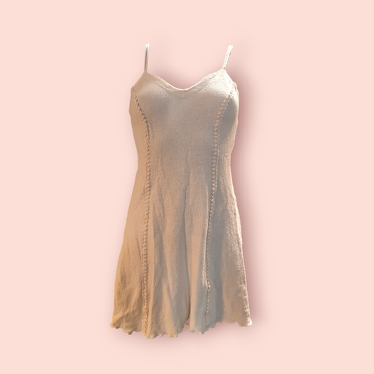 Nazca Cotton Kleid S Creme
