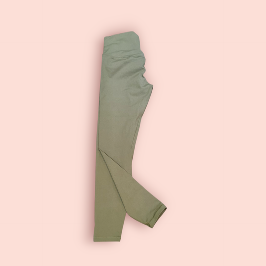 Sportleggings Olivengrün