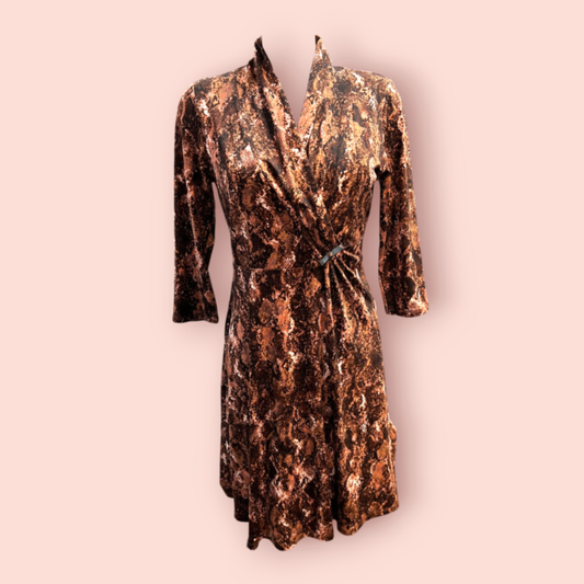 S. Oliver Kleid 36 Braun, Schwarz