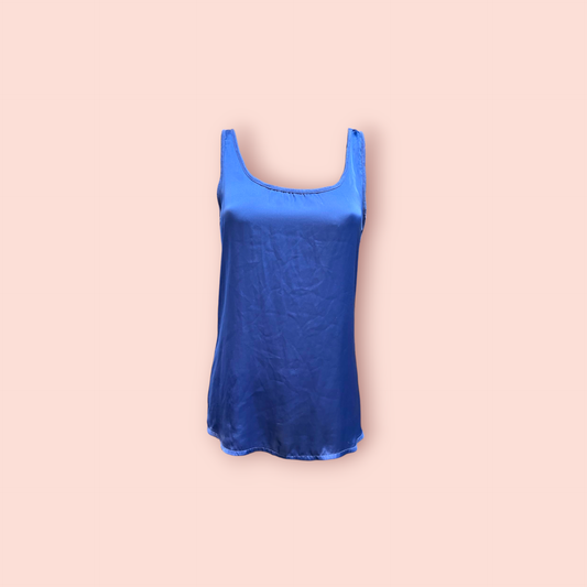 Fishbone Top M Blau