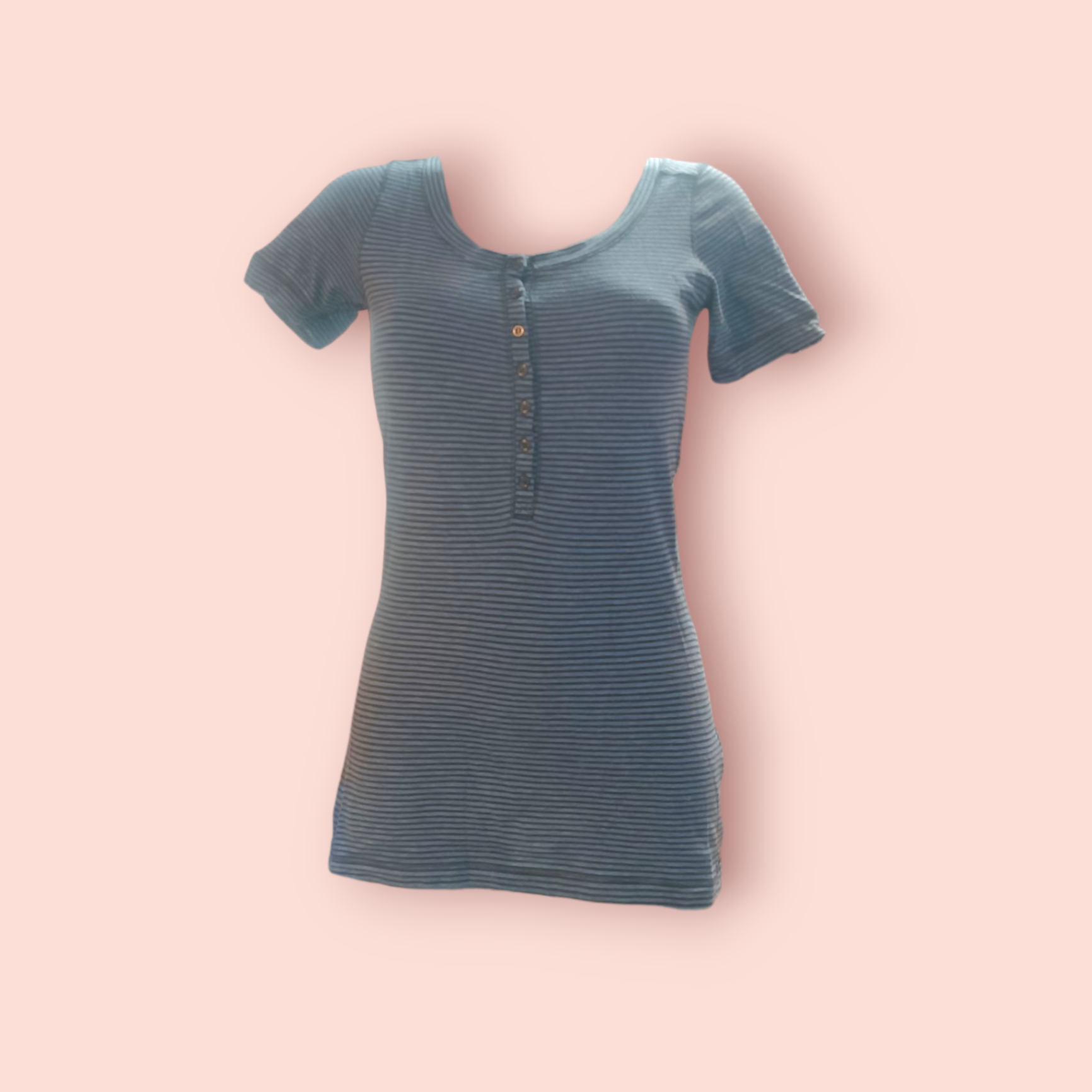 Divided T-Shirt S Blau und Weiß