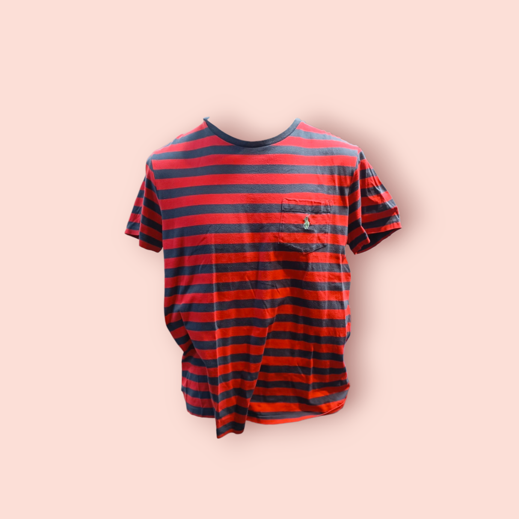 Polo Ralph Lauren T-Shirt L Rot und Dunkelblau