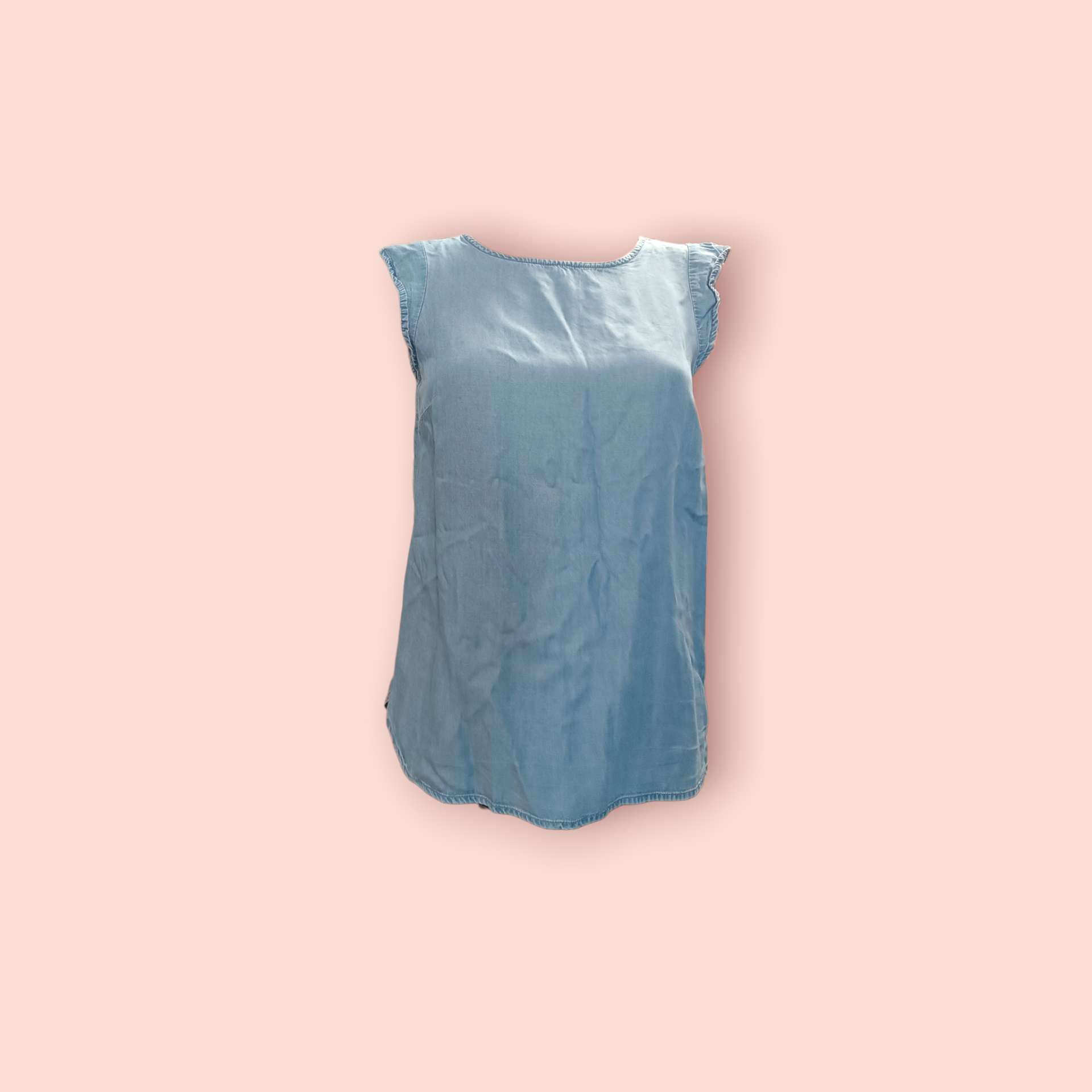 Denim Tom Tailor Top S Hellblau