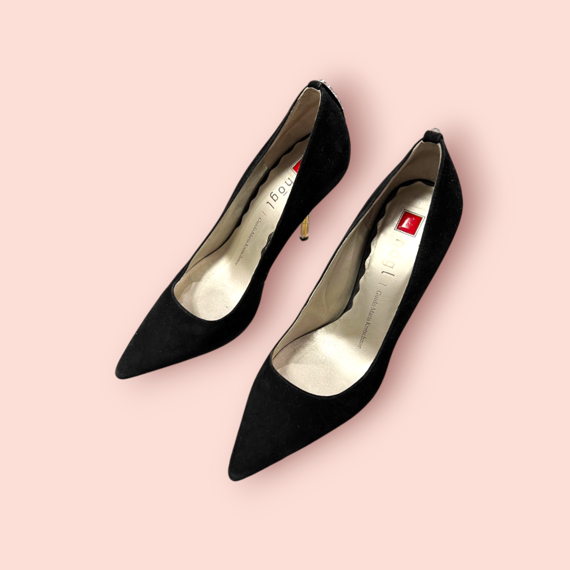 Högl High Heels 37/38 Schwarz