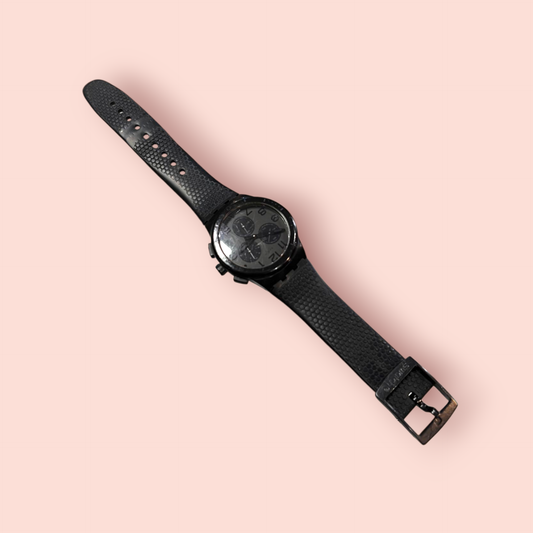 Swatch Armbanduhr Schwarz