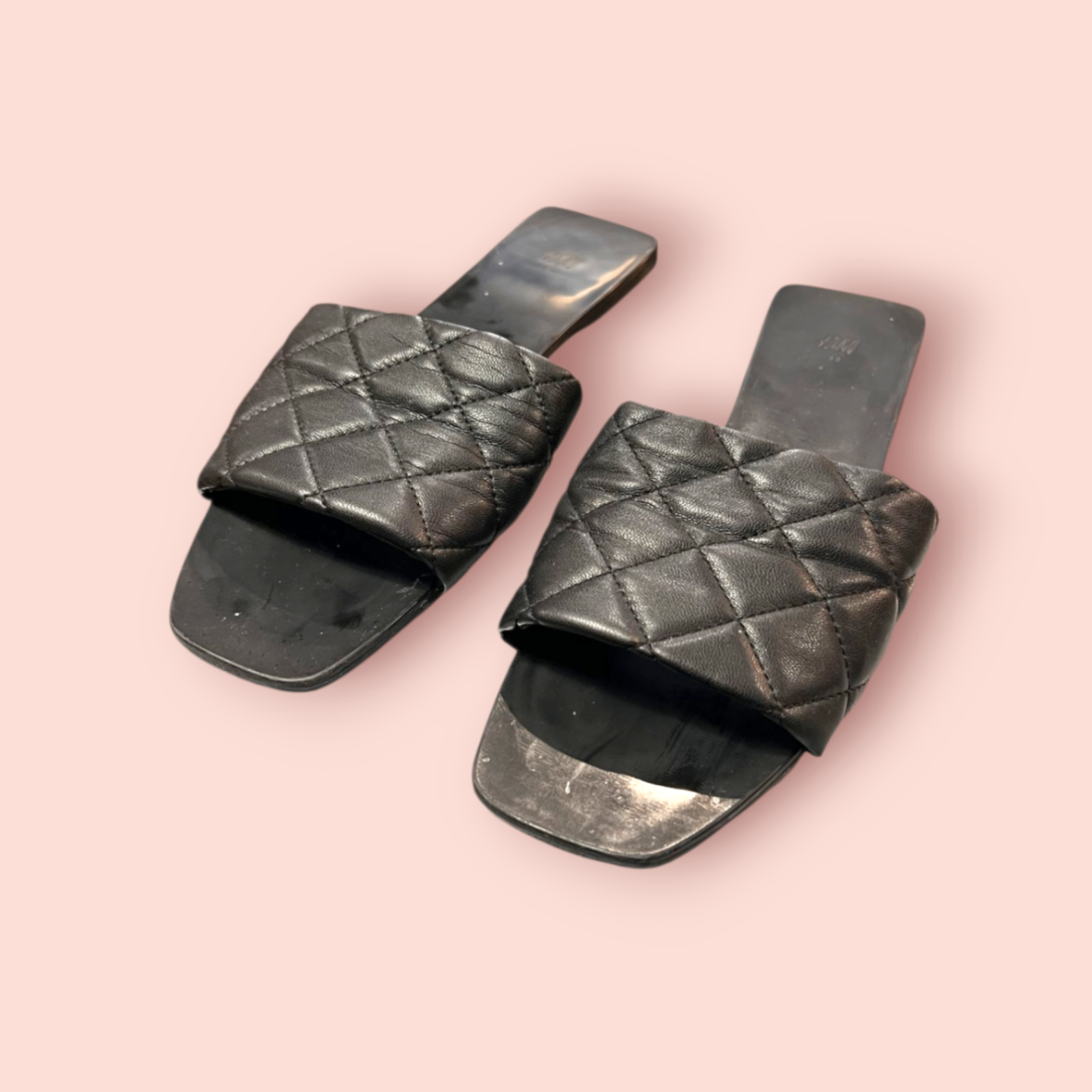 H&M Sandalen 38 Schwarz