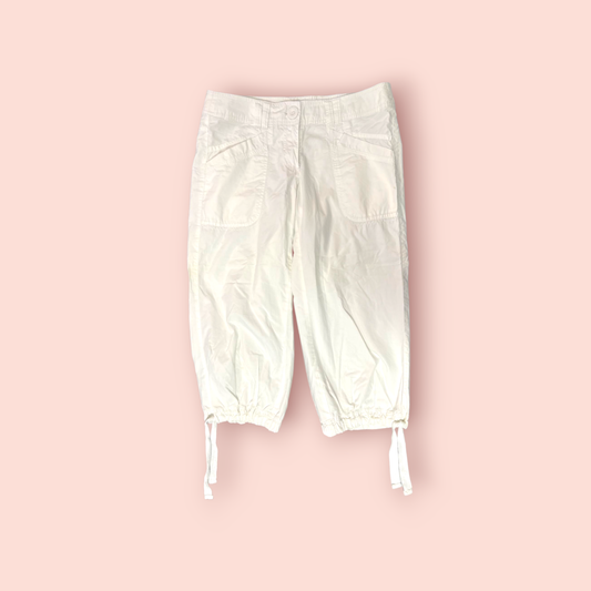 H&M Dreiviertel Hose 38 Weiß