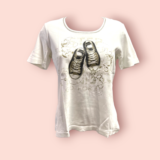 Gerry Weber T-Shirt M Weiß