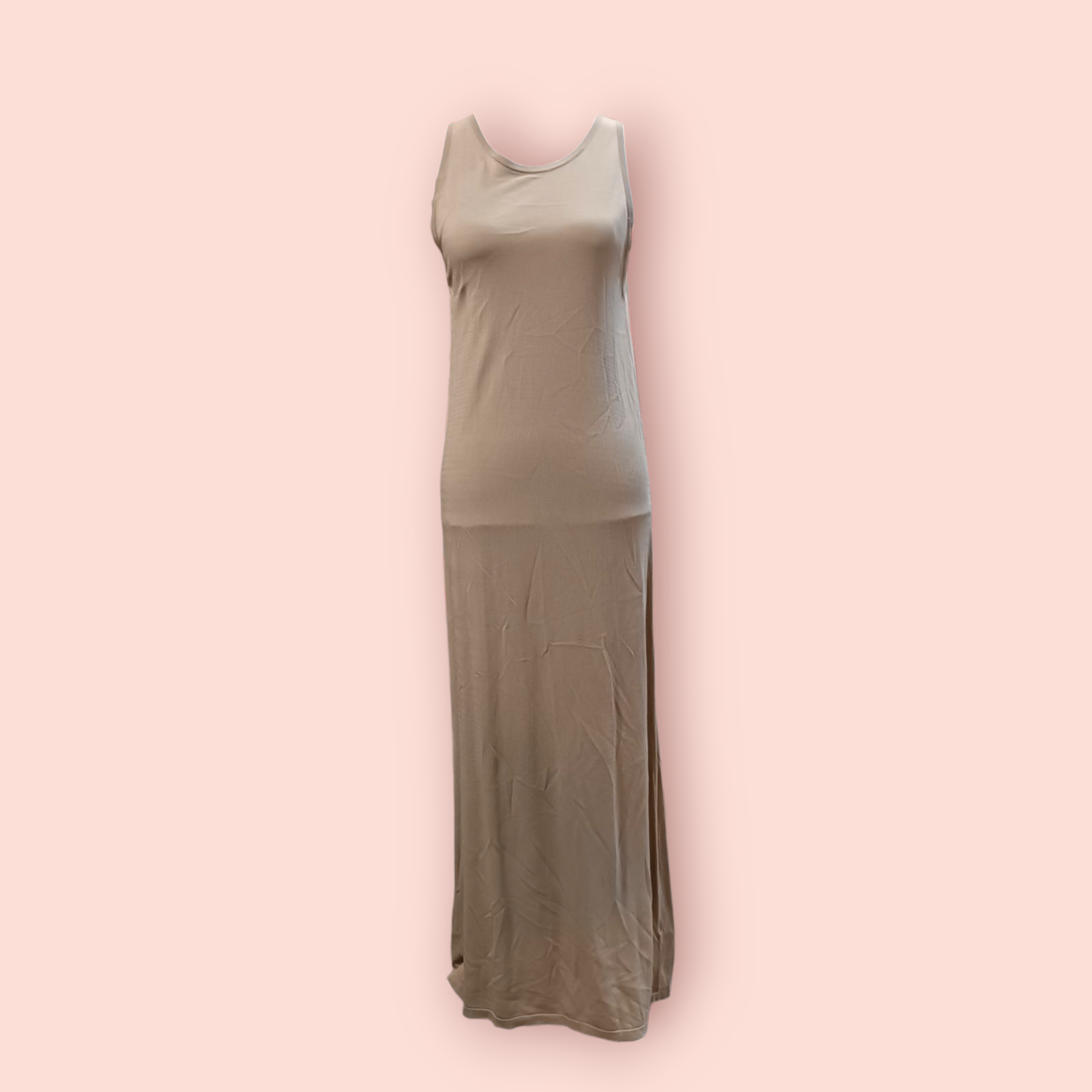Zara Maxikleid S Eng Anliegend braun