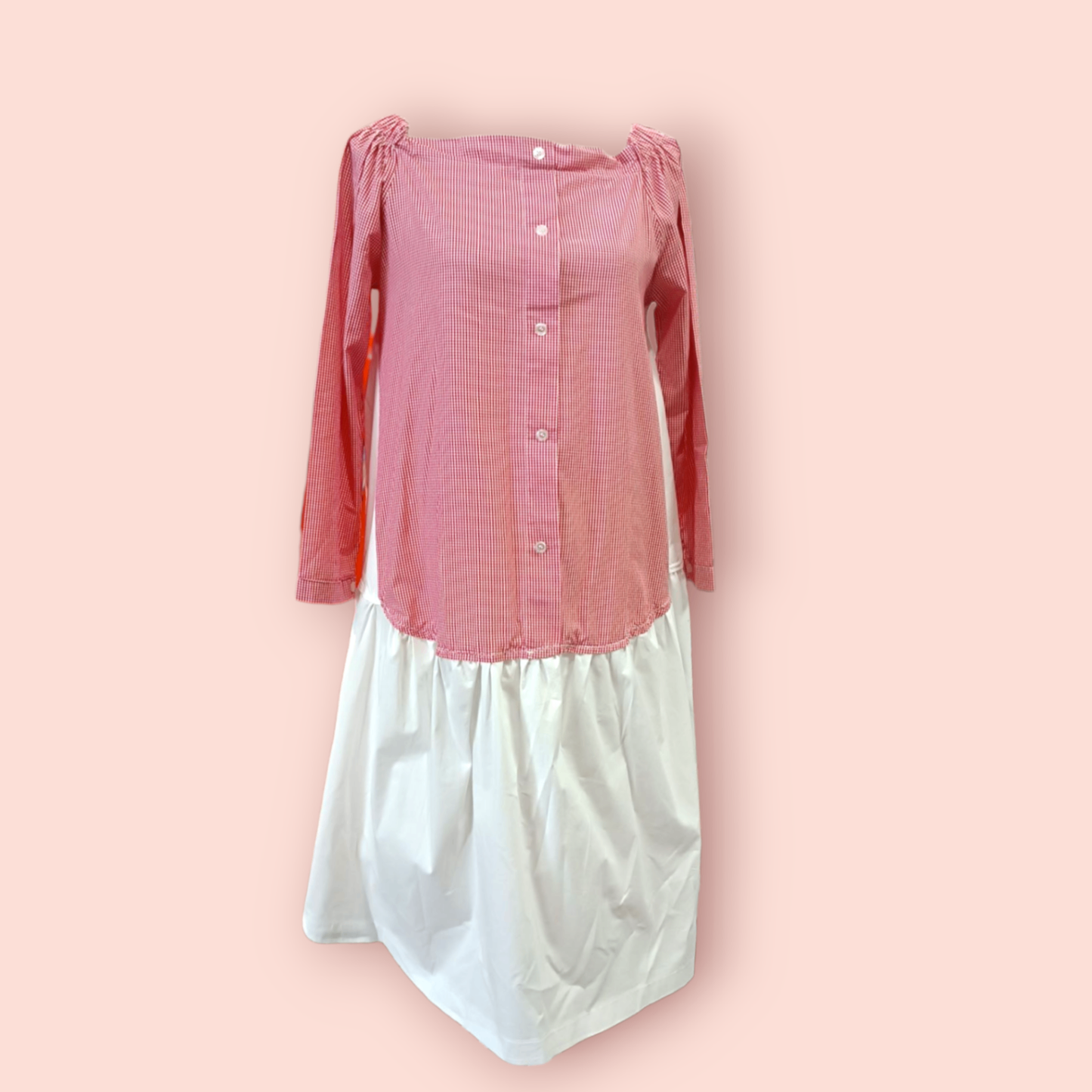 E.D. Kleid XL Rot und Weiß