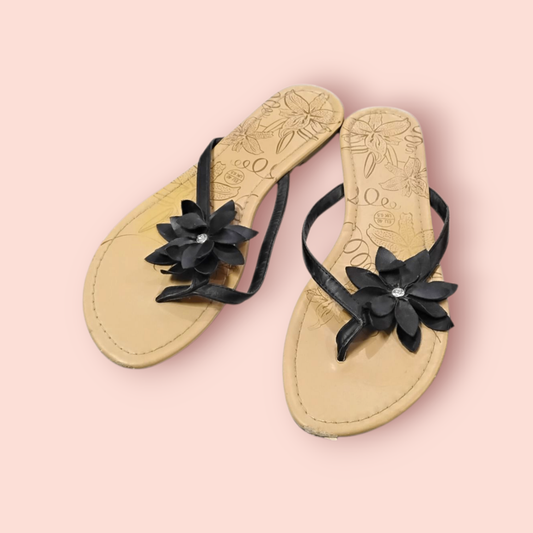 Sandalen 40 Beige und Schwarz