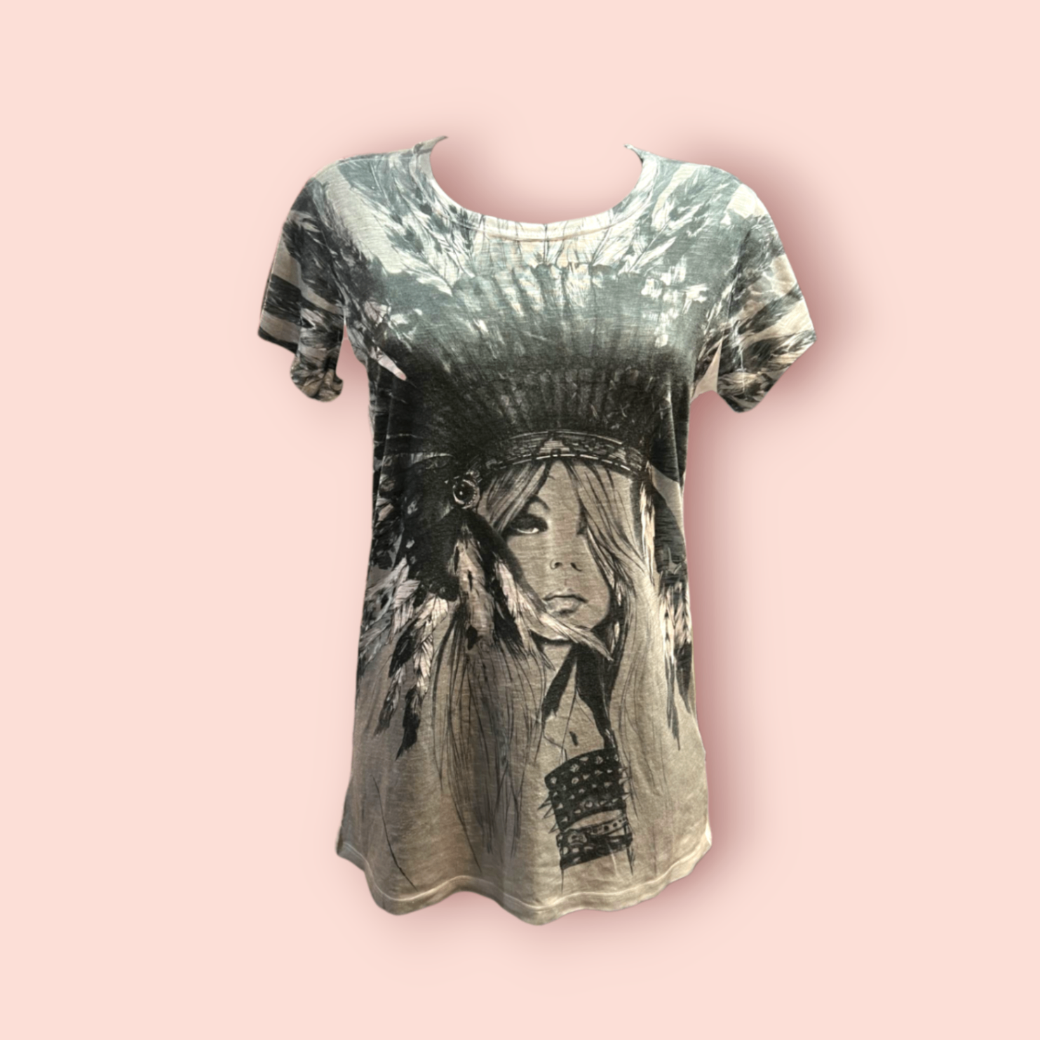 Zara T-Shirt S Mehrfarbig