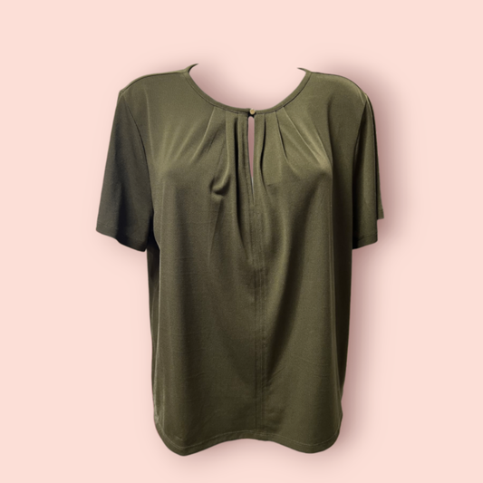 H&M Bluse L Olivegrün