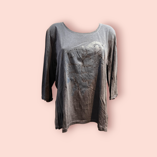 Tom Tailor Langarmshirt XXL Dunkelblau