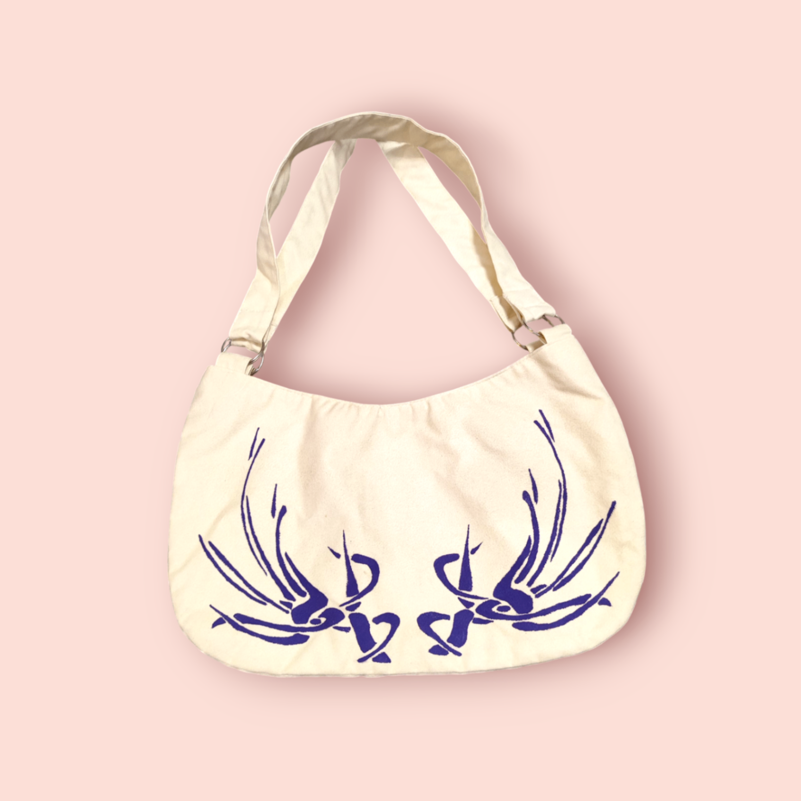 Handtasche Weiss-Blau