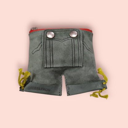 Leder Portemonnaie