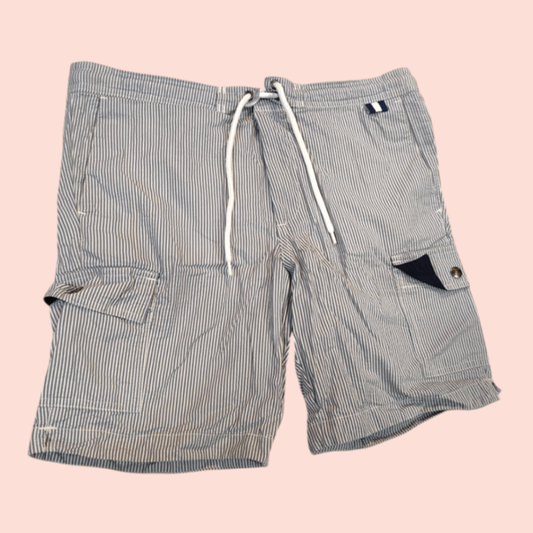 H&M Shorts S Blau und Weiß gestreift