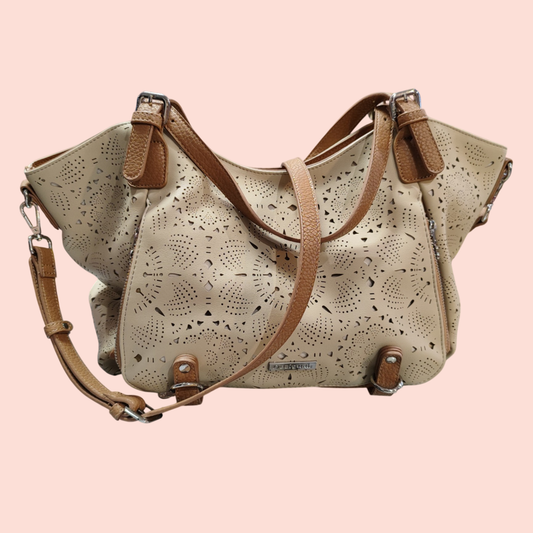 Desigual Handtasche Beige und Braun