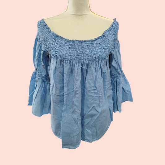 Bluse M Blau