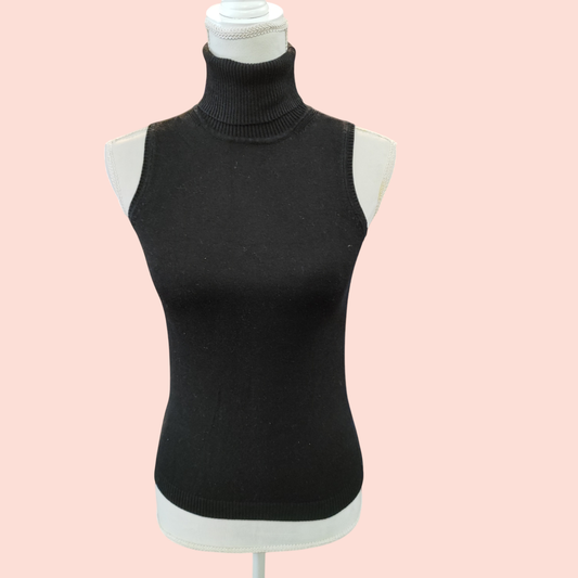 MNG Basics Ärmelloses Top S Schwarz