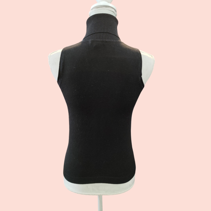 MNG Basics Ärmelloses Top S Schwarz