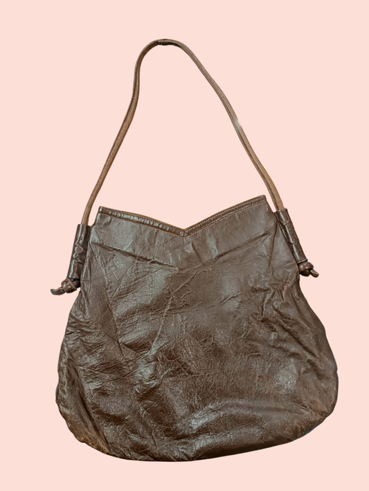 Ledertasche Braun