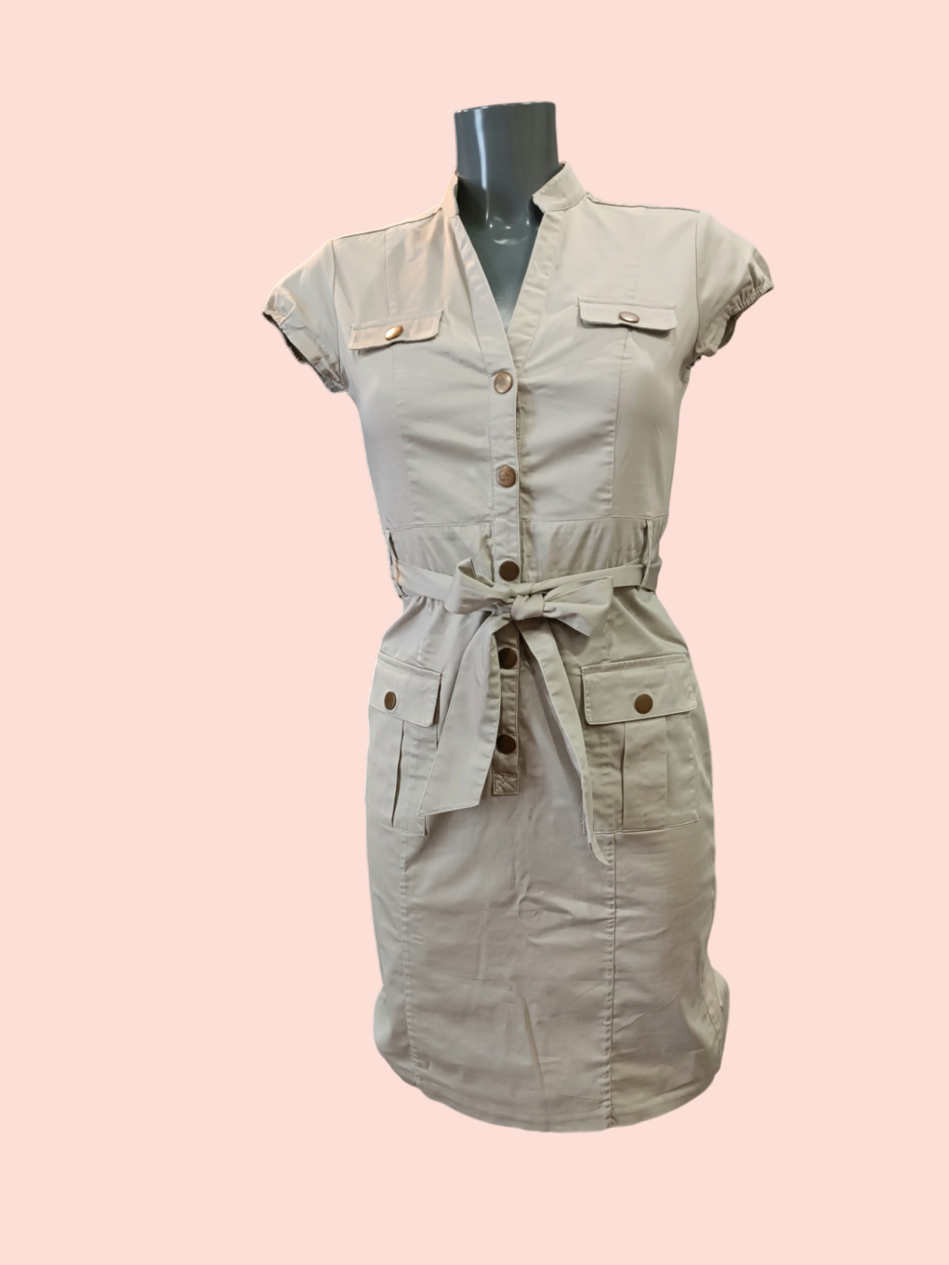 H&M Kleid XS Beige