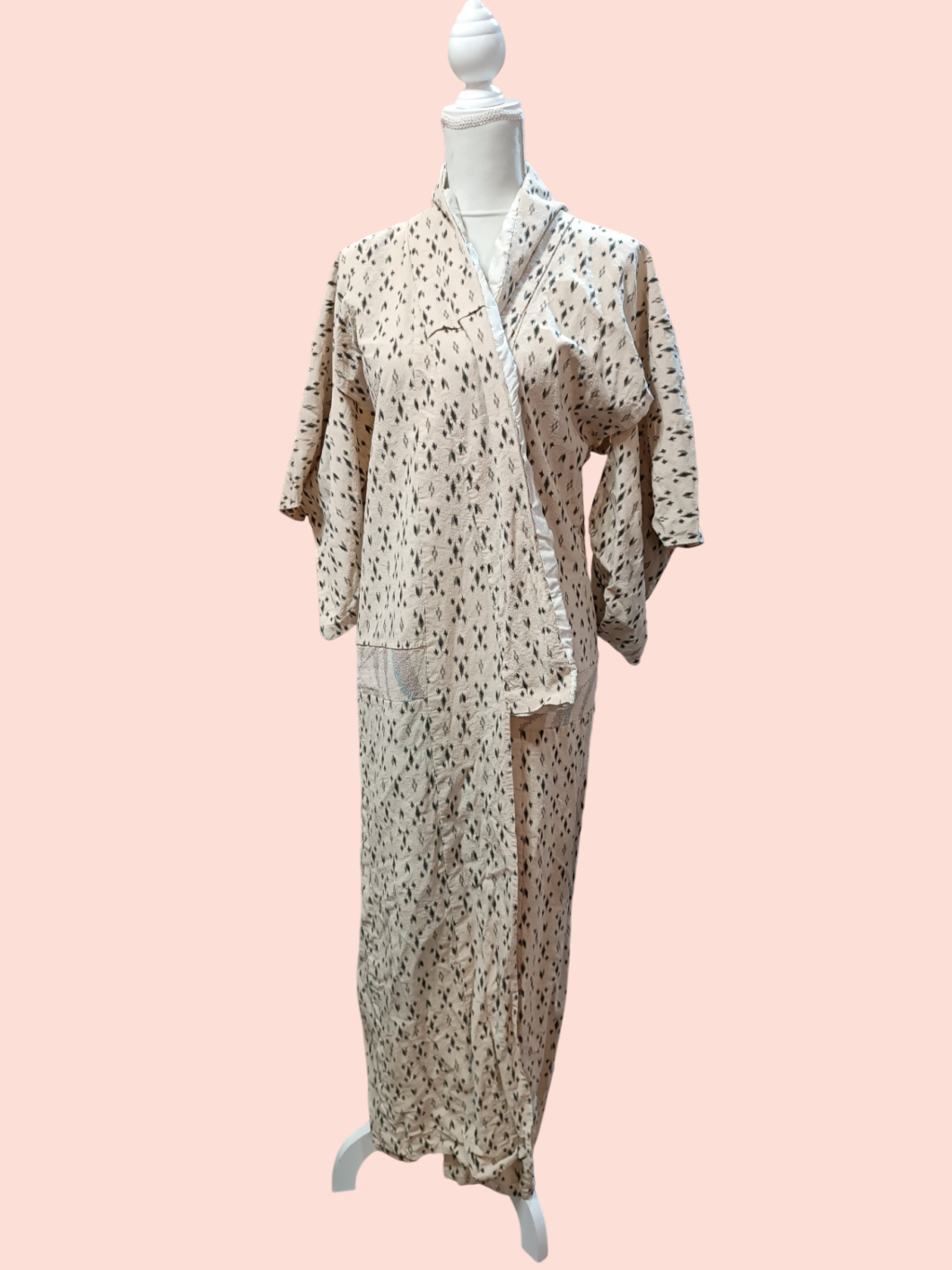Vintage handgemacht Kimono XL Seide