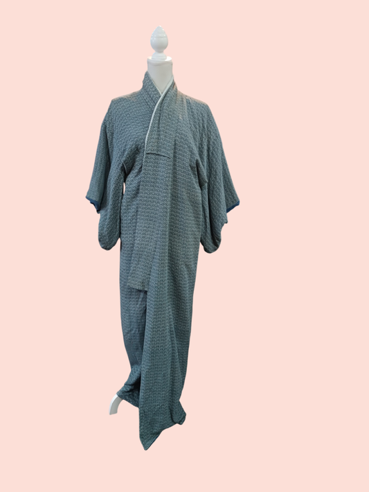 Vintage handgemacht Kimono XL Seide
