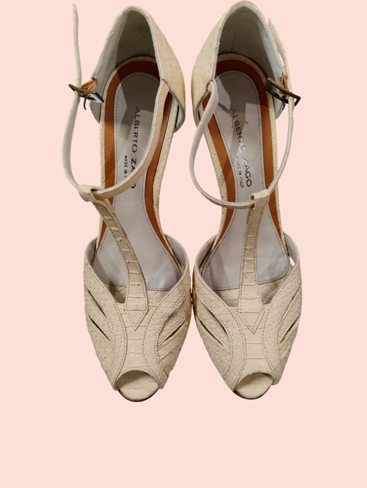 Alberto Zago Heels 39,5 Beige