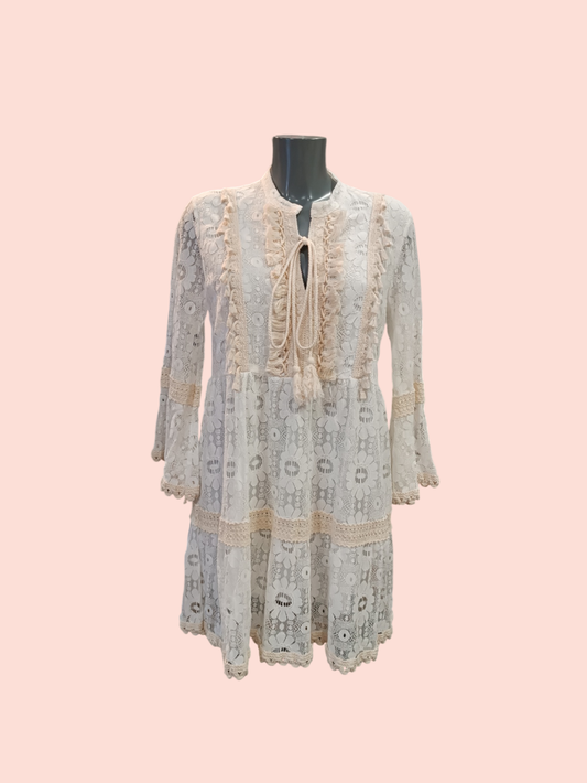 INEO Couture Kleid L/XL Beige