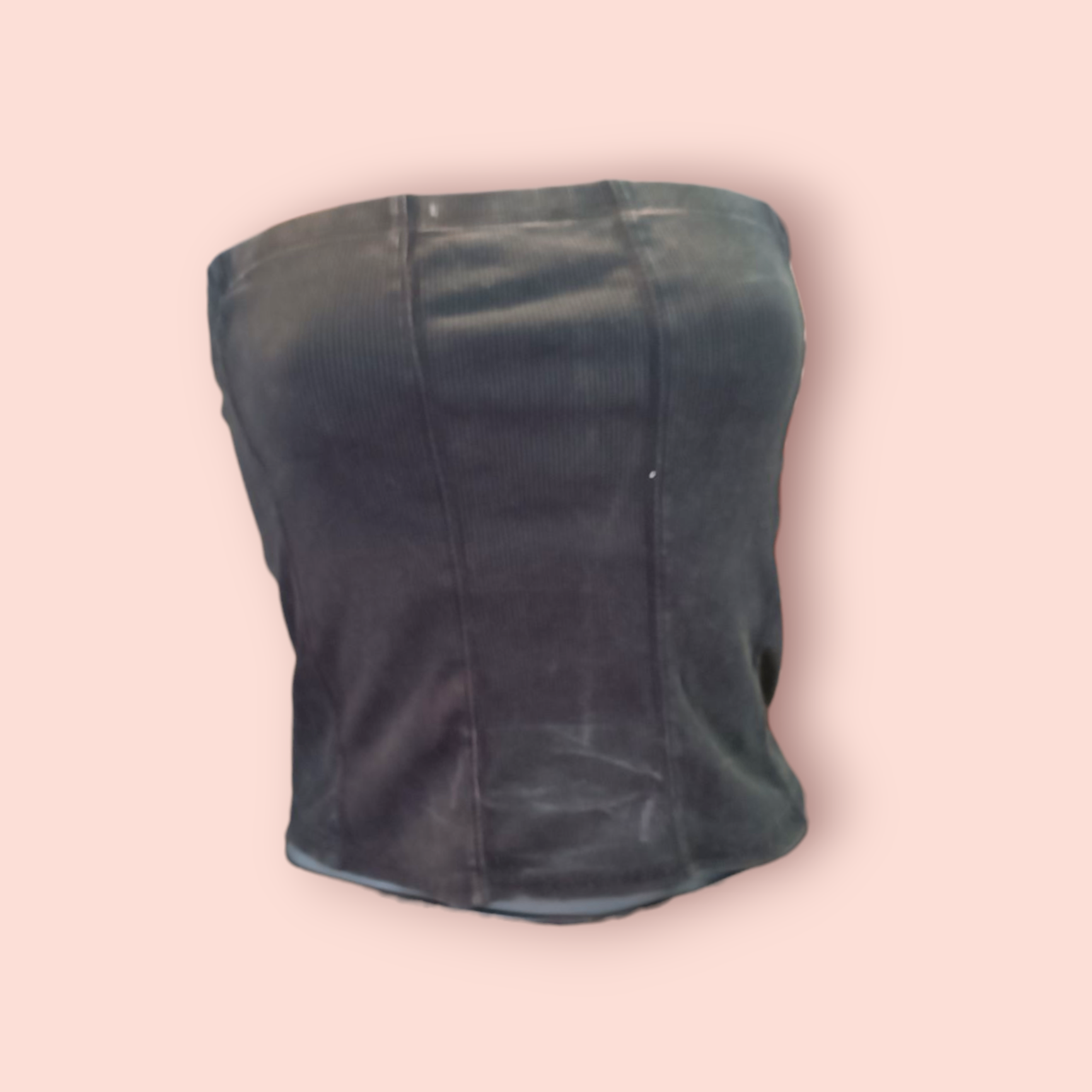 Divided Top S Schwarz/Grau