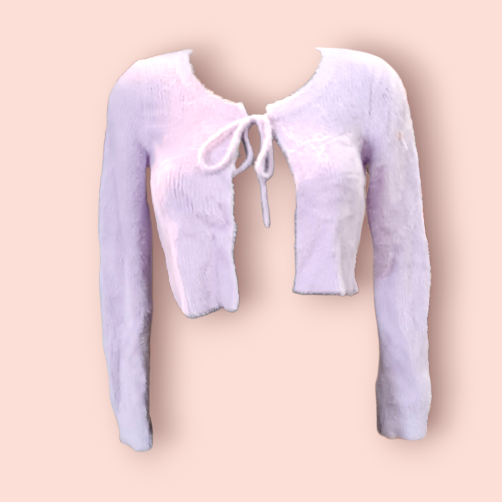 Clockhouse Cardigan S Lila Flausch