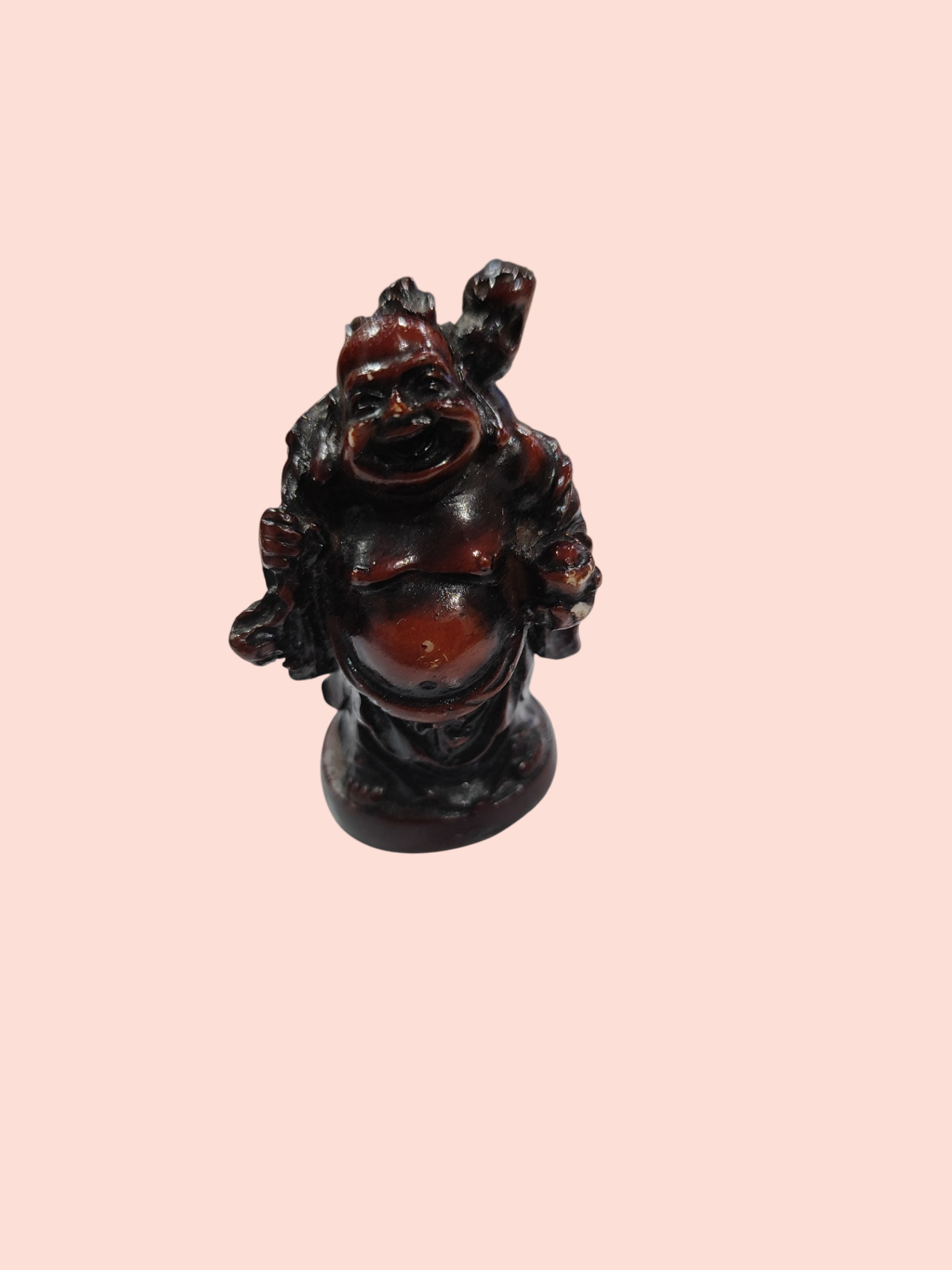 Buddha Dekoration Dunkelbraun