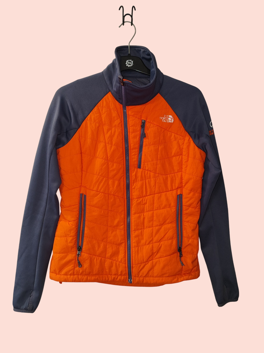 The North Face Jacke S Orange und Dunkelblau