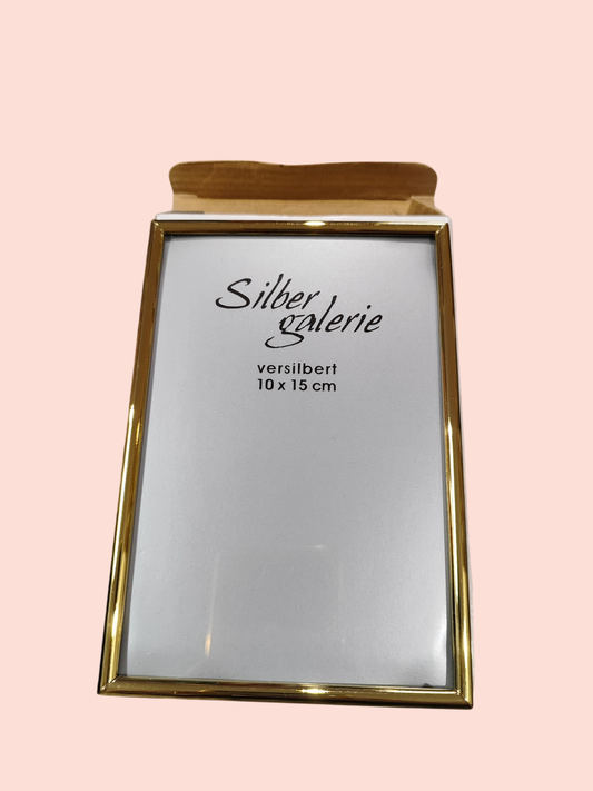 Bilderrahmen Deko 10x15 Gold