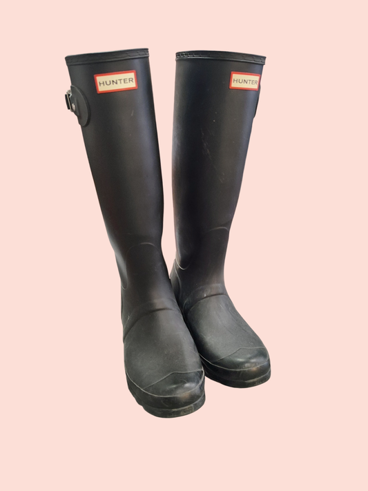 Hunter Stiefel 40/41 Schwarz