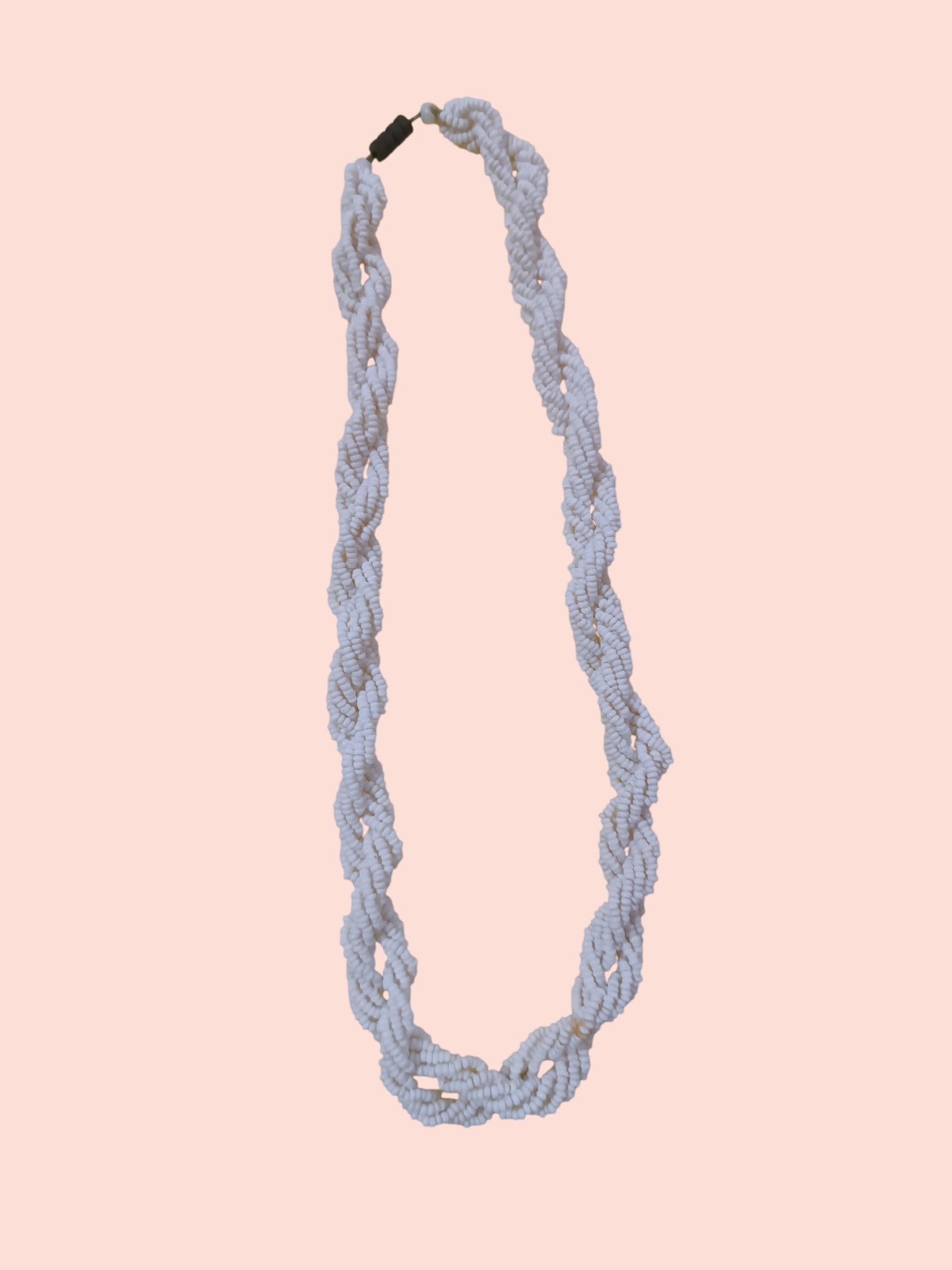 Halskette bunte gedrehte Perlenreihen