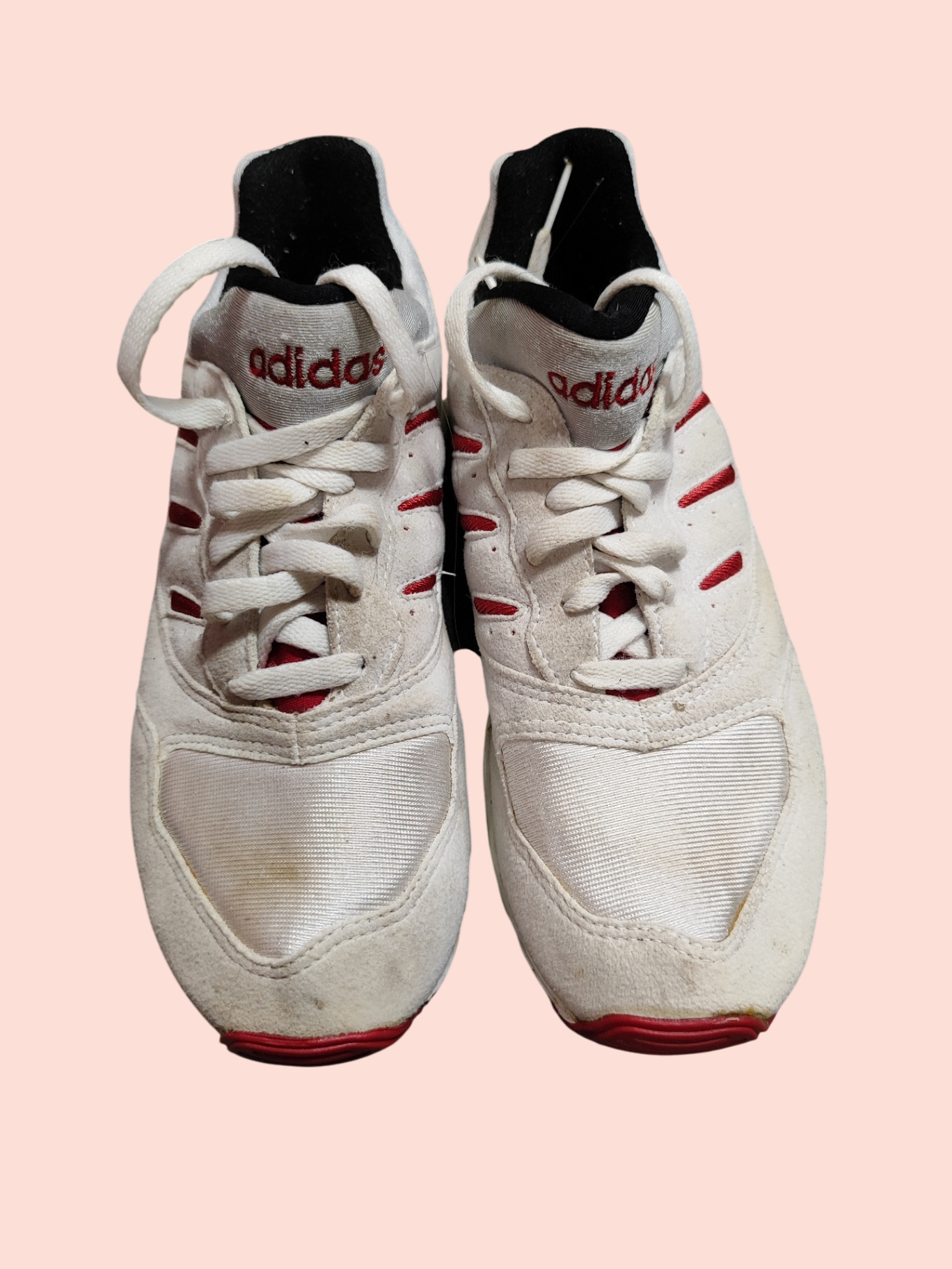 adidas Turnschuhe 37 Weiß mit Rot