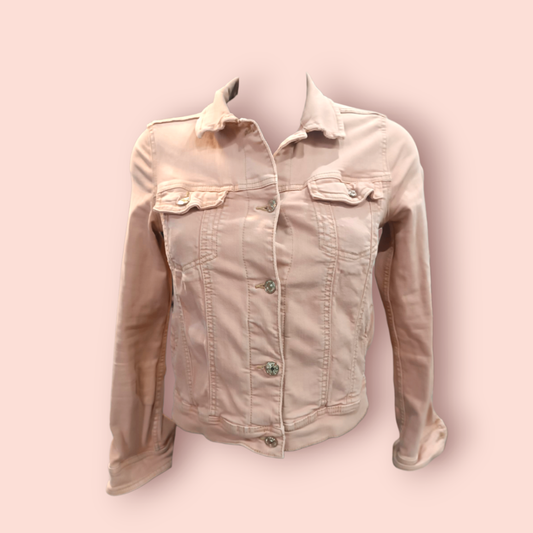 Mango Jeansjacke XS Hell Pink