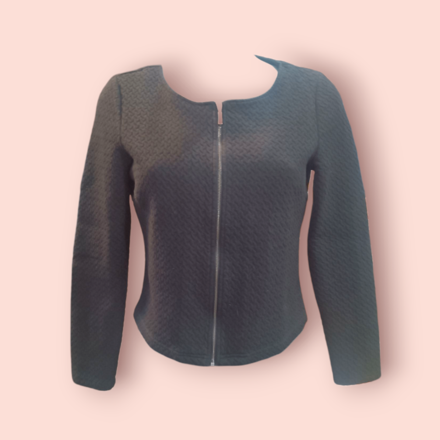 Vila Clothes Blazer S Schwarz strukturiert