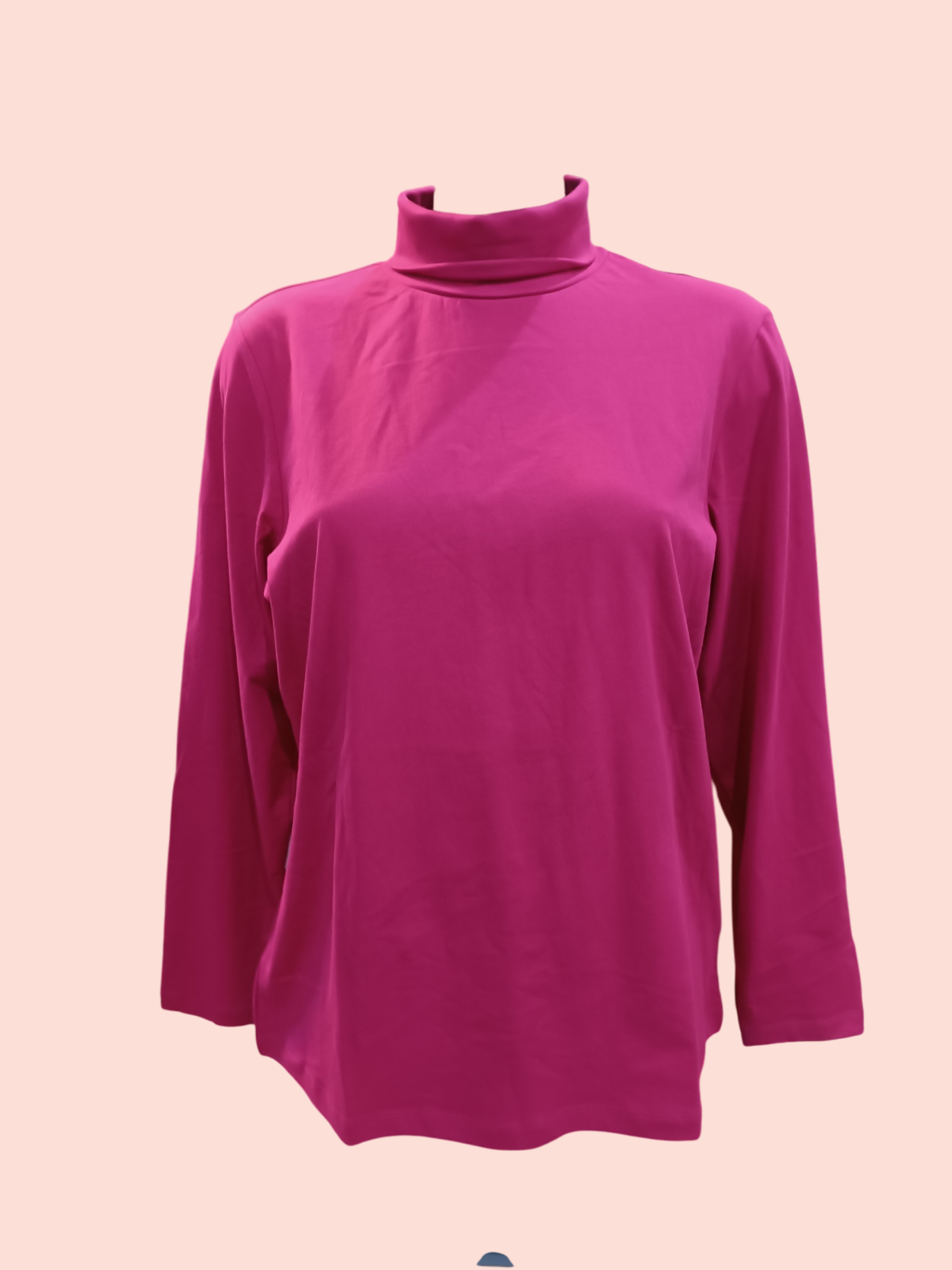 Rollkragenshirt M Pink