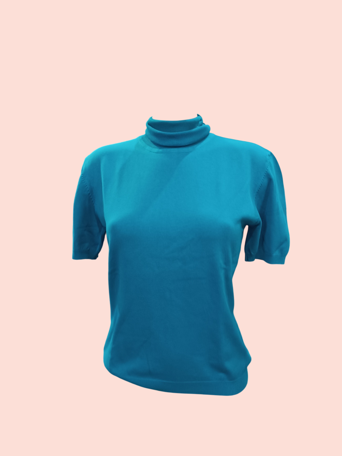 Jones Rollkragenpullover M Hellblau