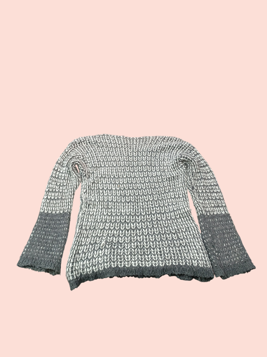 Pullover M Grau und Weiß