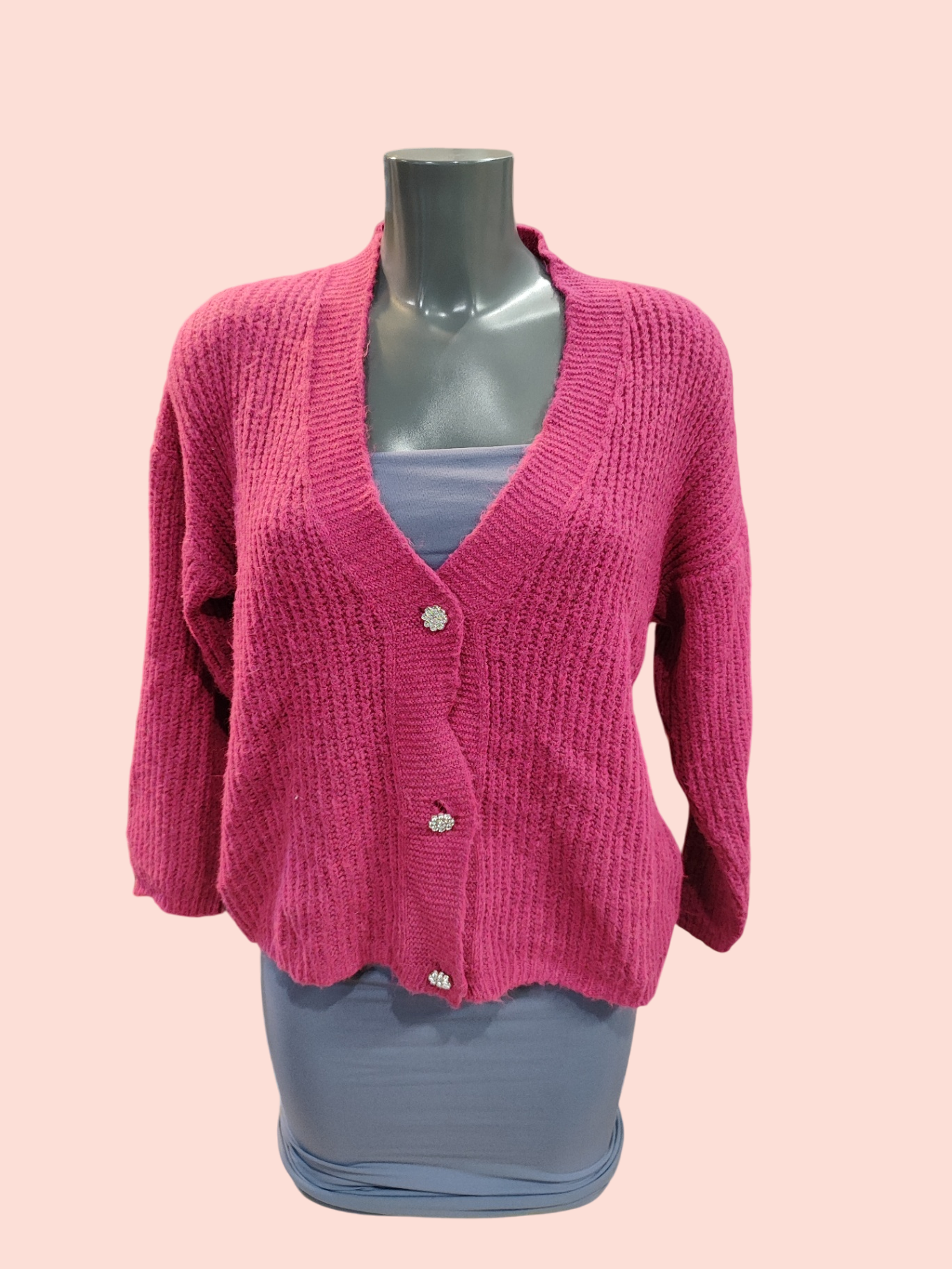 Luisa Ricci Cardigan S Pink