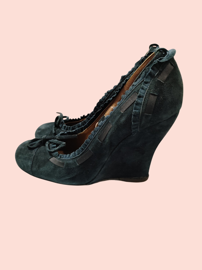 Tutu Organza Wedges 41 Schwarz