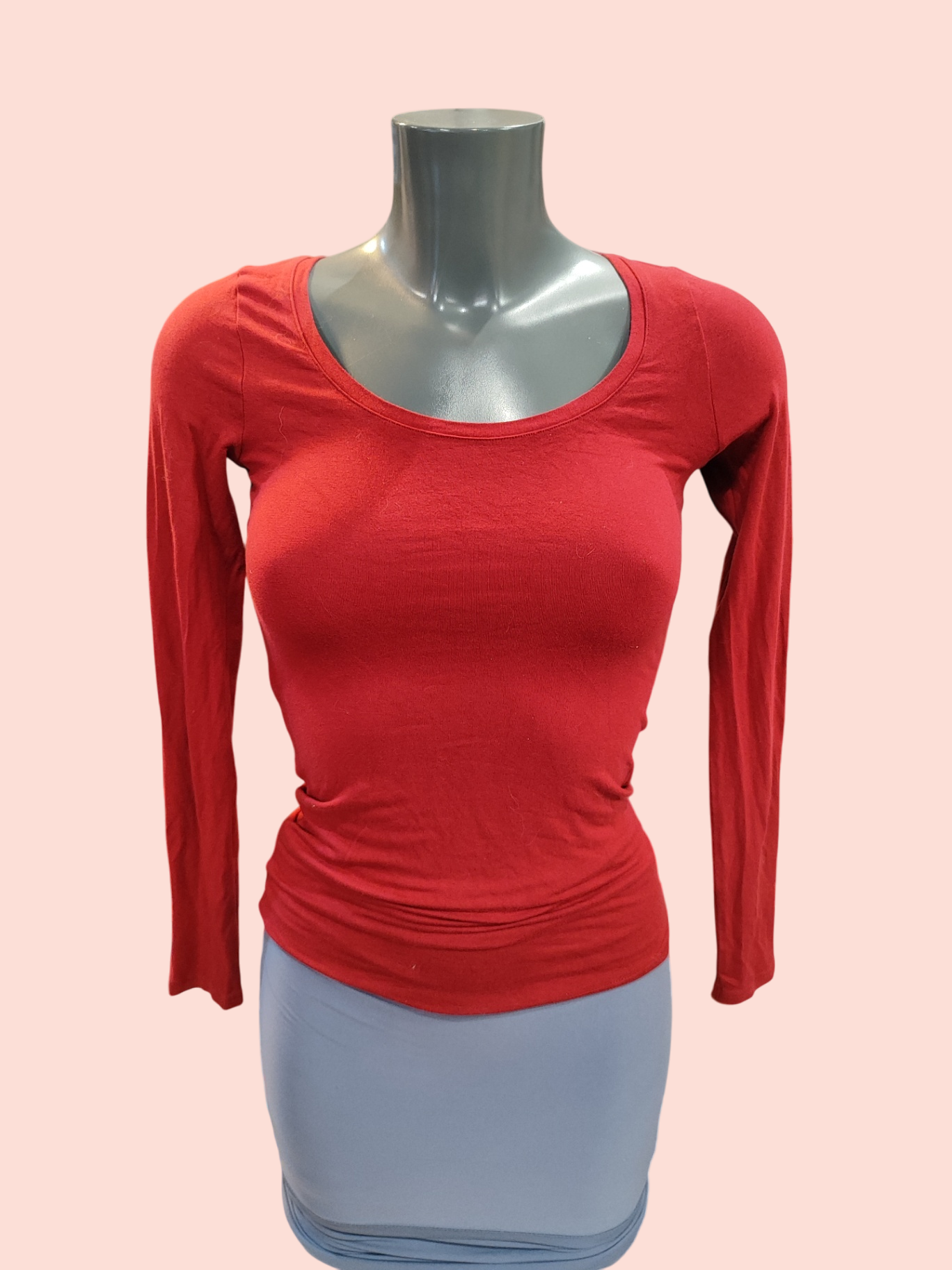Tezenis Langarmshirt S Rot