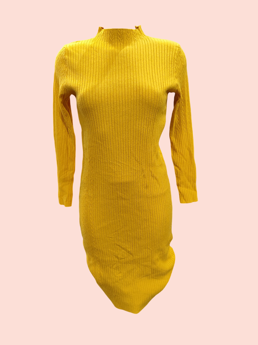 Kleid S/M Gelb