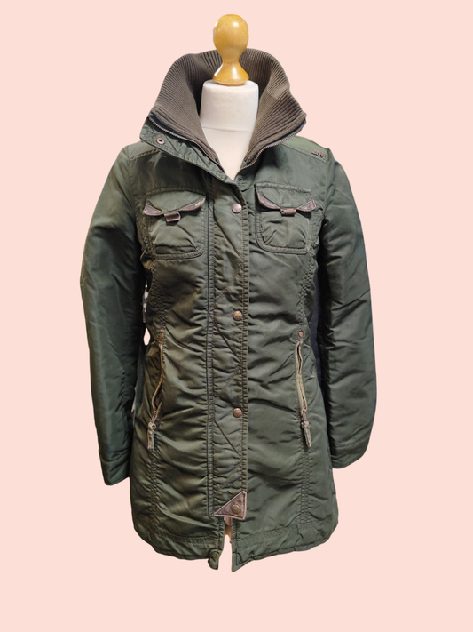 RARE 2YK Miss Sixty Jacke Olivgrün