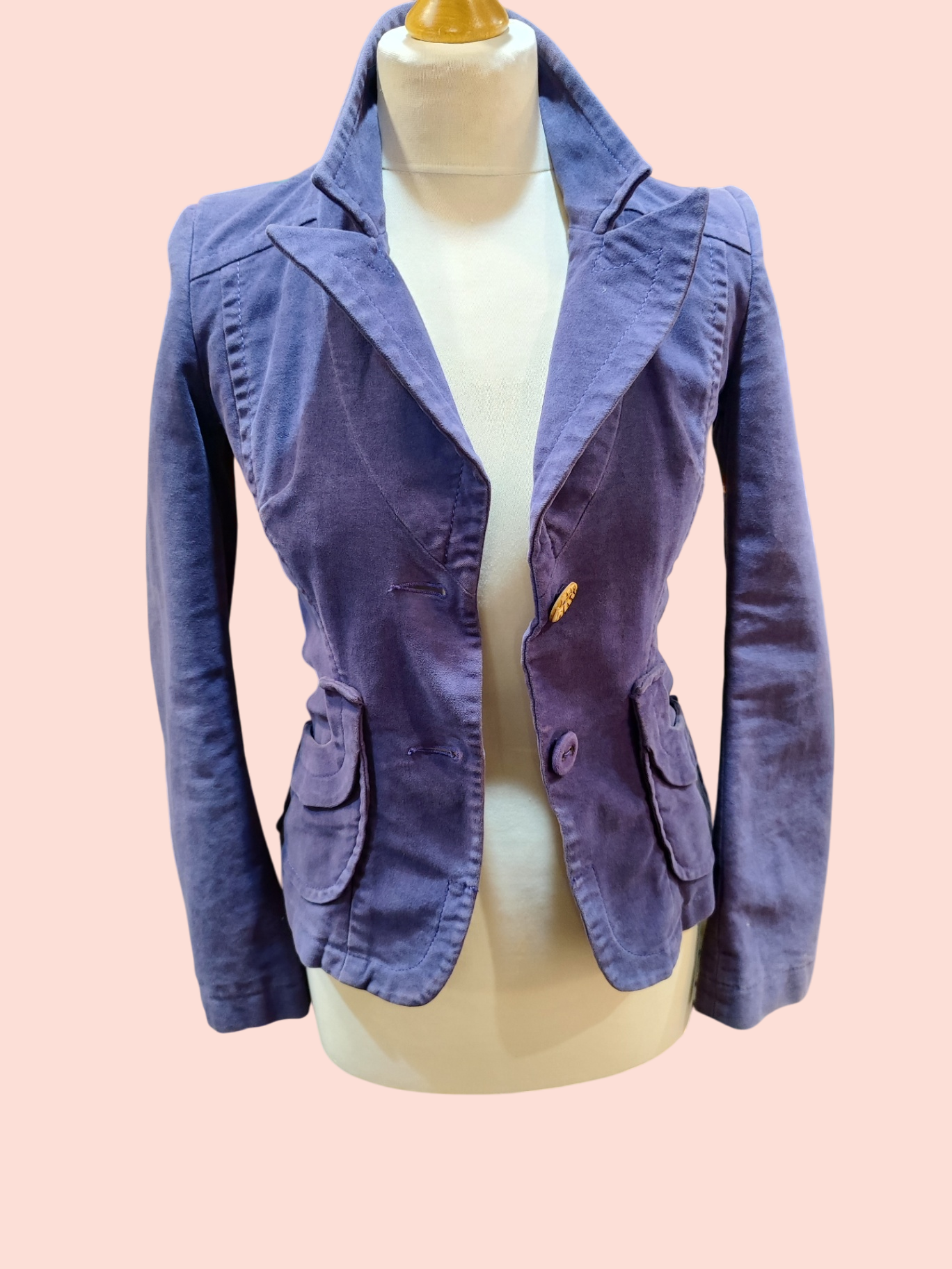 RARE 2YK Miss Sixty Blazer S Violett